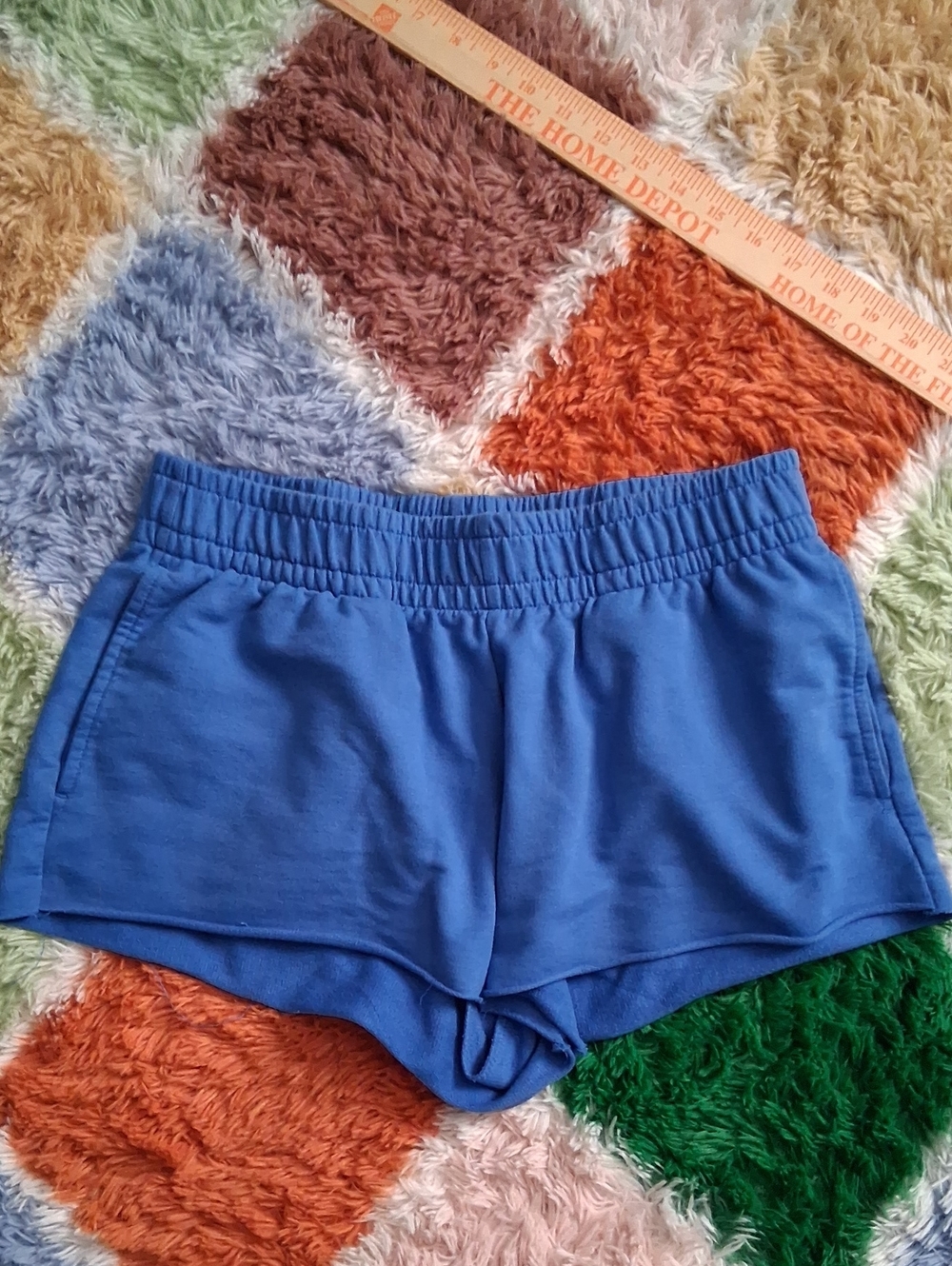 wild fable Blue Women's Athletic Shorts with Elastic Waist